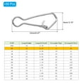 thumbnail image 2 of Unique Bargains 24Lbs Stainless Steel Fishing Snaps Swivels Clips Quick Change White 50 Pack, 2 of 6
