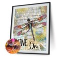 thumbnail image 1 of Cuadros Decorativos 5D DIY Diamond Painting Kits libélula Full Square Drill Mosaic (20x30cm) Ehuebsd embutido en tela, 1 of 1