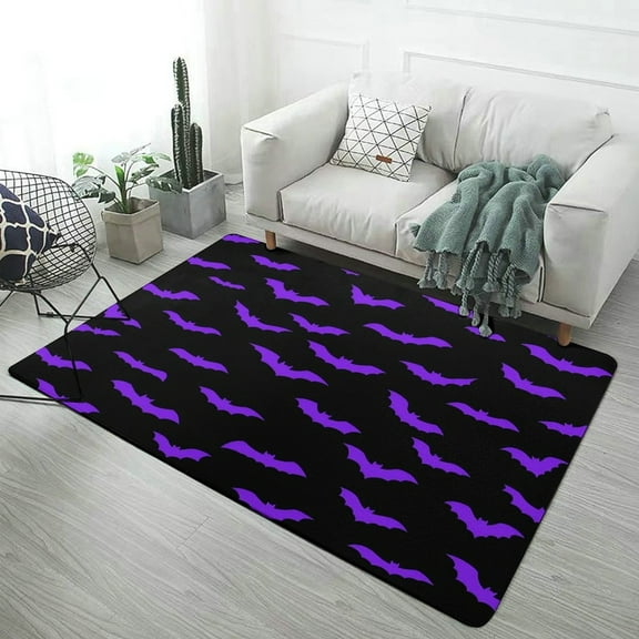 Spooky Halloween Print-2 Carpet for Home Decoration Soft Comfy Rugs for Bedroom Living Room Bathroom Entrance Non-slip Comfort Mat