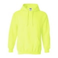 thumbnail image 1 of Gildan - Sudadera con capucha de combinación de tejidos Unisex (Verde fluorescente), 1 of 3