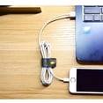 thumbnail image 3 of CAILLU 10 Pack Clips de cable Organizadores de cables Auriculares Cables Winder Clips USB Cable Manager Keeper Wrap Ties, 3 of 3