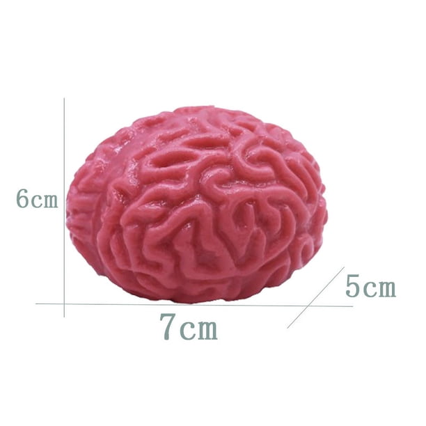 Pelota antiestrés de goma suave TPR para Halloween, juguete divertido y creativo para aliviar el estrés con simulación de persona real