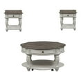thumbnail image 1 of Ensemble de 3 Pcs de Table Basse Ronde et (Ensemble de 2) Table d'Appoint, 1 of 11