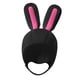 thumbnail image 5 of Gorro de natación con capucha de buceo, mantiene el calor, impermeable, ajustable negro rosa, 5 of 9