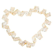 Ribbon Fairy Lights ,32FT 100 LEDs Ribbon Christmas Lights, Decoration Glow Ribbon Lights for Christmas Tree DIY Lace Bow Holiday Indoor Outdoor Decor (Gold Ribbon Warm Light)