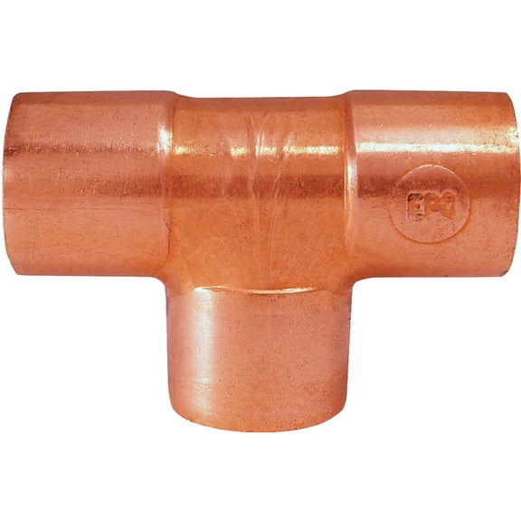 W01640T Pipe Tee, Wrot Copper, 1/2-In. - Quantity 1