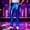 Blue, variant on Mens Metallic Shiny Disco Pants Wet Look Party Dance Straight Leg Trousers (Purple M)