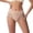 Khaki, variant on Mid Rise Side Striped Sheer Mesh Briefs, High Stretch Breathable Nylon Summer Women Underwear, Invisible Layering Plus Size Panties, 1 Piece, S-M-L-XL-XXL Plus Size Friendly