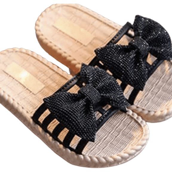 Open Toe Bow Sandals