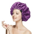 thumbnail image 1 of Bonnet de Nuit à Double Couche Ajustable pour Femmes, Cheveux Bouclés Naturels, Doux et Confortable, 1 of 6
