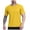 Yellow, variant on Dagaeig Casual Breathable Tee for Men Lightweight Thin Solid Color T Shirts Comfortable Basic Short Sleeve Shirt