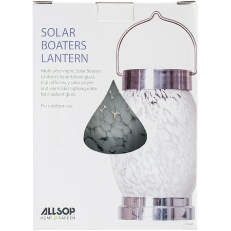 UPC 035286306737 product image for Solar Boaters Lantern, White Oval | upcitemdb.com