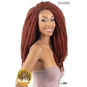 Freetress Equal Crochet Braids 3X Cuban Twist Soft N Natural 16 (1B)