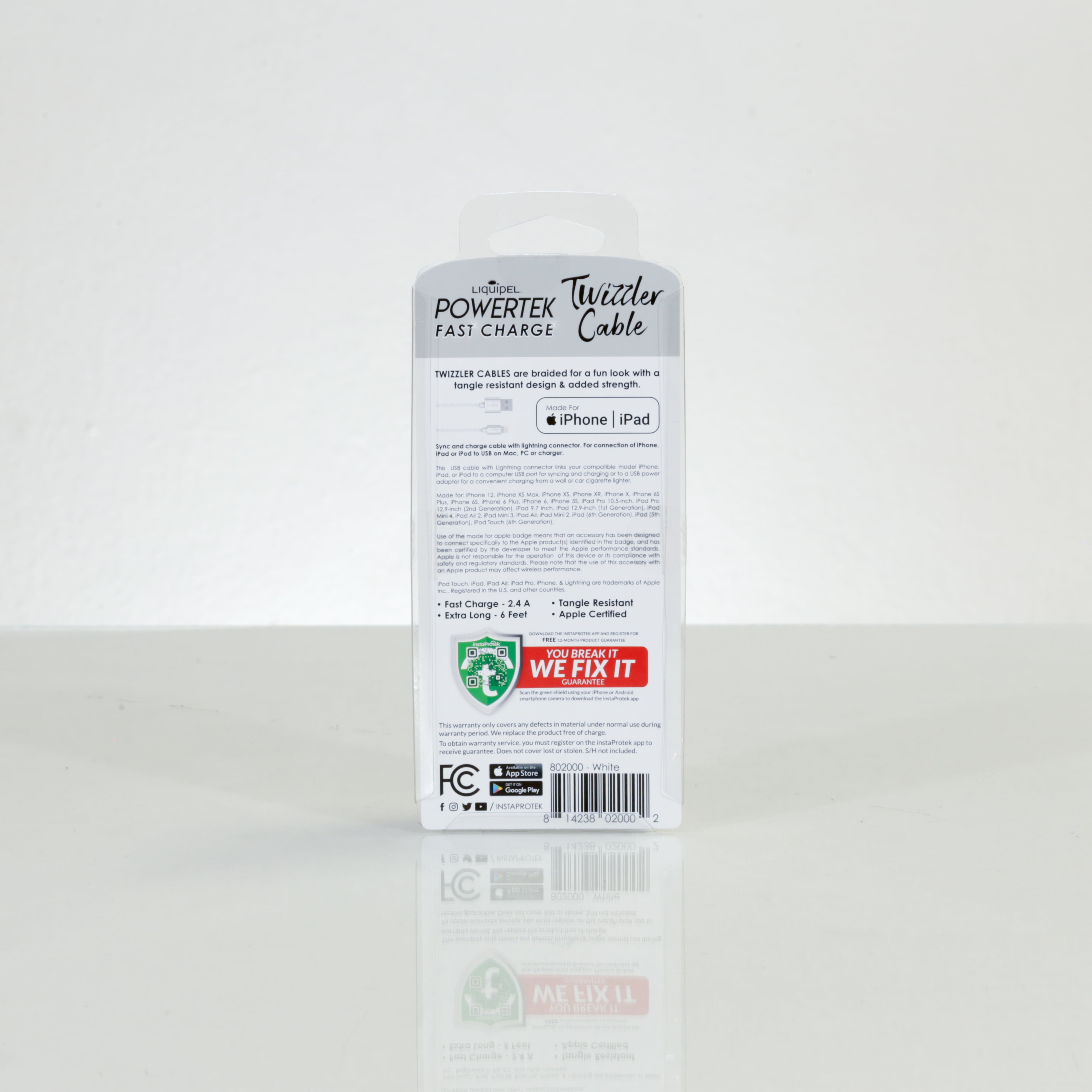 Liquipel Powertek Twizzler Apple Lightning Cable