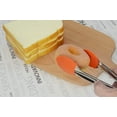 thumbnail image 3 of Appetizer Tongs 7-Inch Silicone Tipped Kitchen Tongs, Set of 3 (Orange), 3 of 6