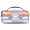 Multicolour 2, variant on Herdesigns Owl Print Carrying Case for Nintendo Switch OLED Model 2021 & Switch 2017 with 20 Game Card Slots, Portable Travel Carry Case for Accessories and Console