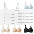 thumbnail image 3 of Antinious Women Wireless Bras Push Up Seamless Backless Breathable Everyday Casual, 3 of 5