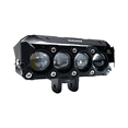 thumbnail image 2 of Faro LED para moto Rasen rectangular 4 ojos de diablo 3200LM 4 LED con lupa 12-30V 60W rojo, 2 of 3