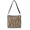 Brown Zebra Stripes, variant on Chririnla Multi-pocket Satchel Purses for Daily Use Work, Adjustable Strap Multi Pocket Crossbody Purse, Christmas Snowman Print