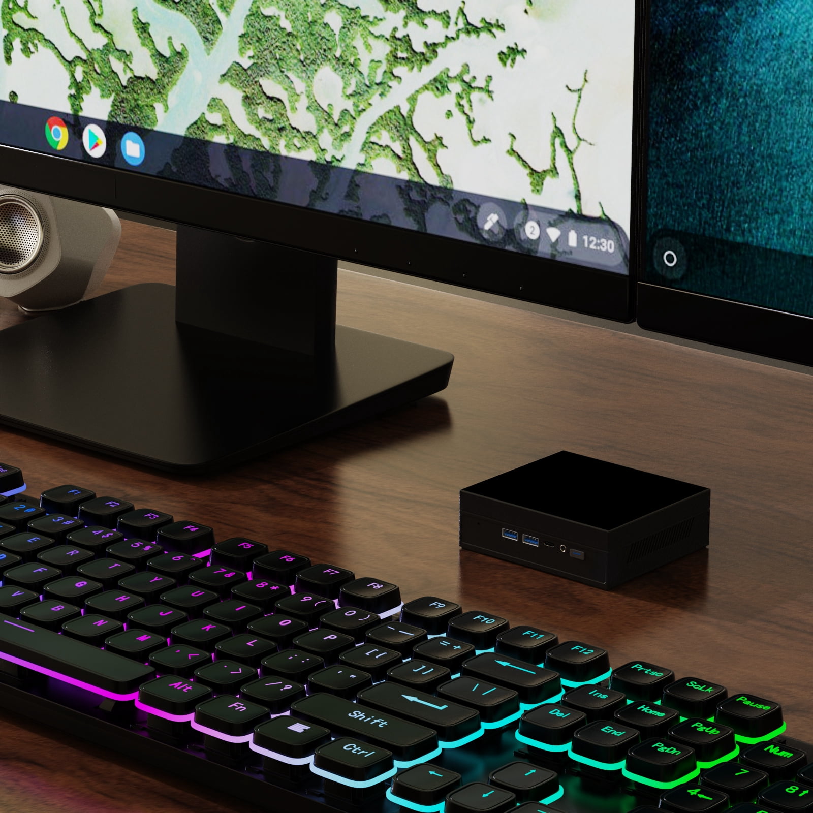 Auusda GX55 Mini PC Intel Celeron N5105 (4M Cache, up to 2.90 GHz) 16GB / 512GB Windows 11 Pro Desktop, HDMI/DP/Type-C(4K60Hz)Outputs