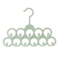 thumbnail image 6 of 11Holes Clothes Tie Belt Shawl Scarf Hanger Display Holder Closet Organizer Hook, 6 of 11