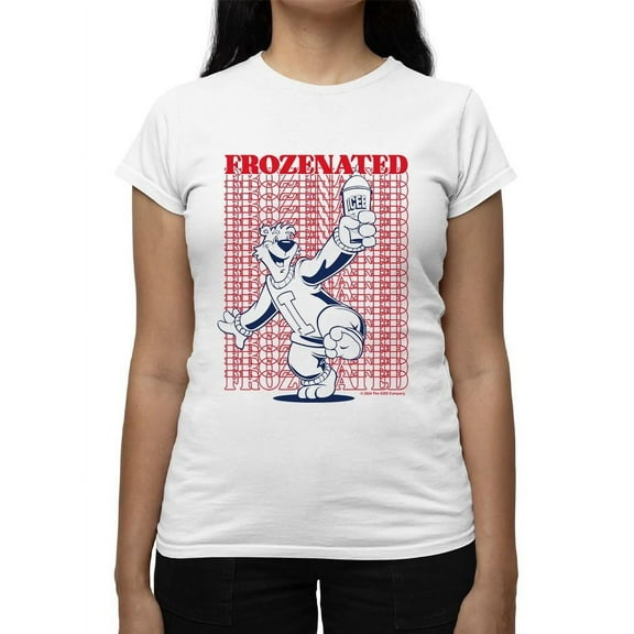 Frozenated ICEE Bear Retro Tee - Cool Slush Dance Graphic Women's T-shirt