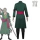thumbnail image 4 of Anime One Piece Roronoa Zoro Cosplay disfraces Kimono disfraces de Halloween para hombres ropa de juego de rol P, 4 of 5