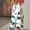 White2, variant on Womens Floral Jumpsuits Sleeveless Spaghetti Strap Boho Wide Leg Pant One Piece Jumpsuits Baggy Overalls Crew Neck Going Out Date Night Womens Rompers For Summer XL