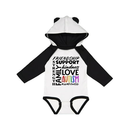 

Inktastic Autism Awareness Love Friendship Support Gift Baby Boy or Baby Girl Long Sleeve Bodysuit