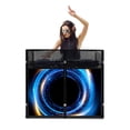 thumbnail image 3 of DJ Event Facade Black Scrim Metal Frame Booth  Portable Dj Booth Table, 3 of 21