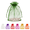 Green, variant on 50 PCS Organza Bags 5x7 Inches, Small Drawstring Mesh Gift Bags for Jewelry, Candy, Soap, Makeup, Favor Pouches for Wedding, Party, Mothers Day, Gift Wrapping