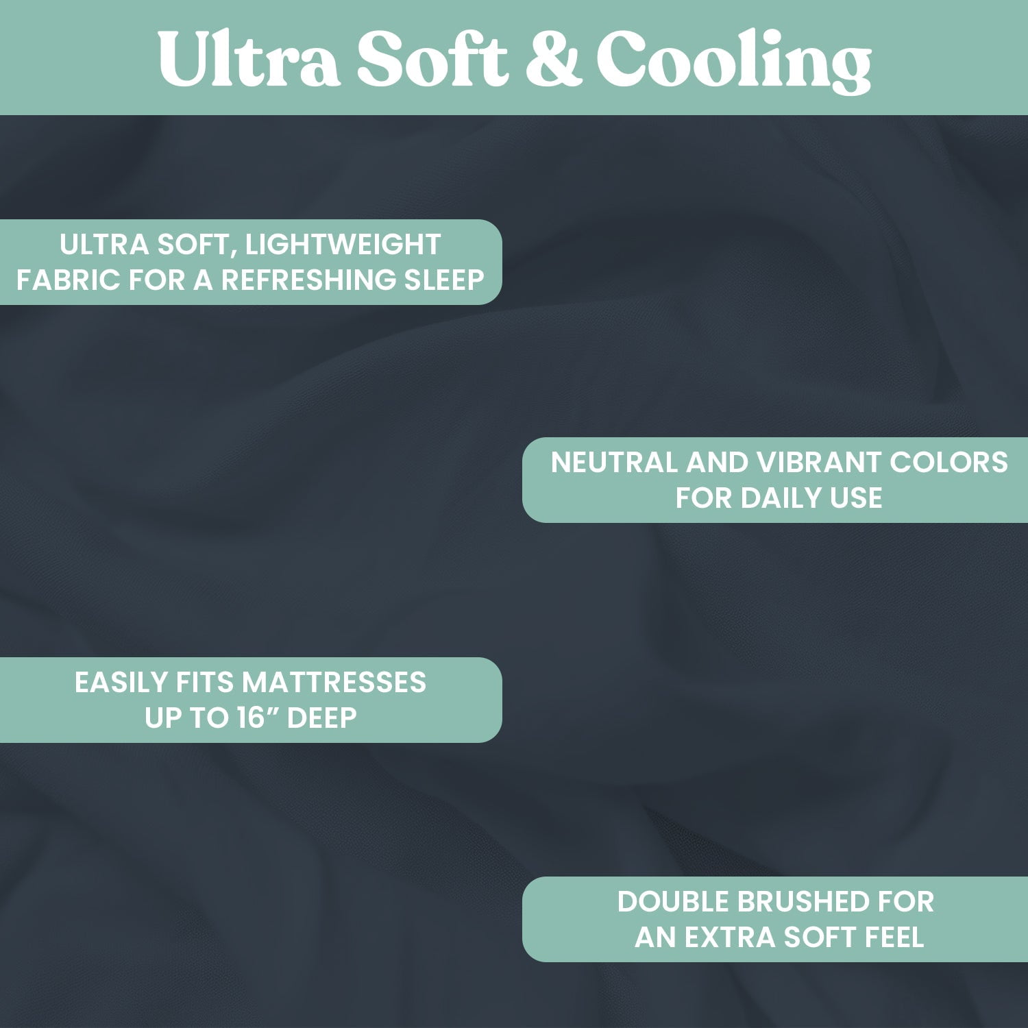 6-Piece Microfiber Bed Sheets ? Ultra-Soft, Wrinkle-Free, Deep Pocket Fit