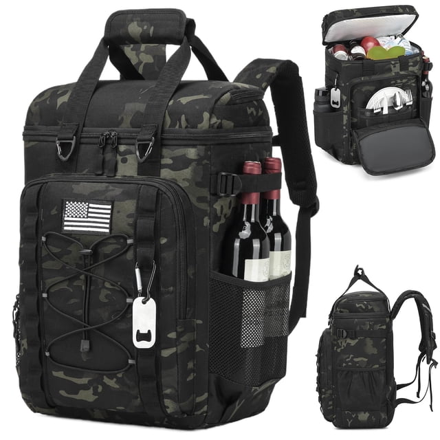 Mochila térmica BISKLNDN 45L táctica a prueba de fugas, camuflaje