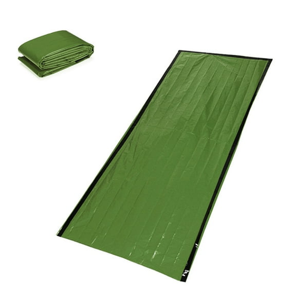 FONDOTIN 1Set Green Sleeping Bag for Camping and Outdoor Adventure 78.7X35.4in