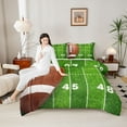 thumbnail image 4 of Castle Fairy 3-Piece Queen Size Comforter Set - Football Sport Gamer Print, 4 of 8