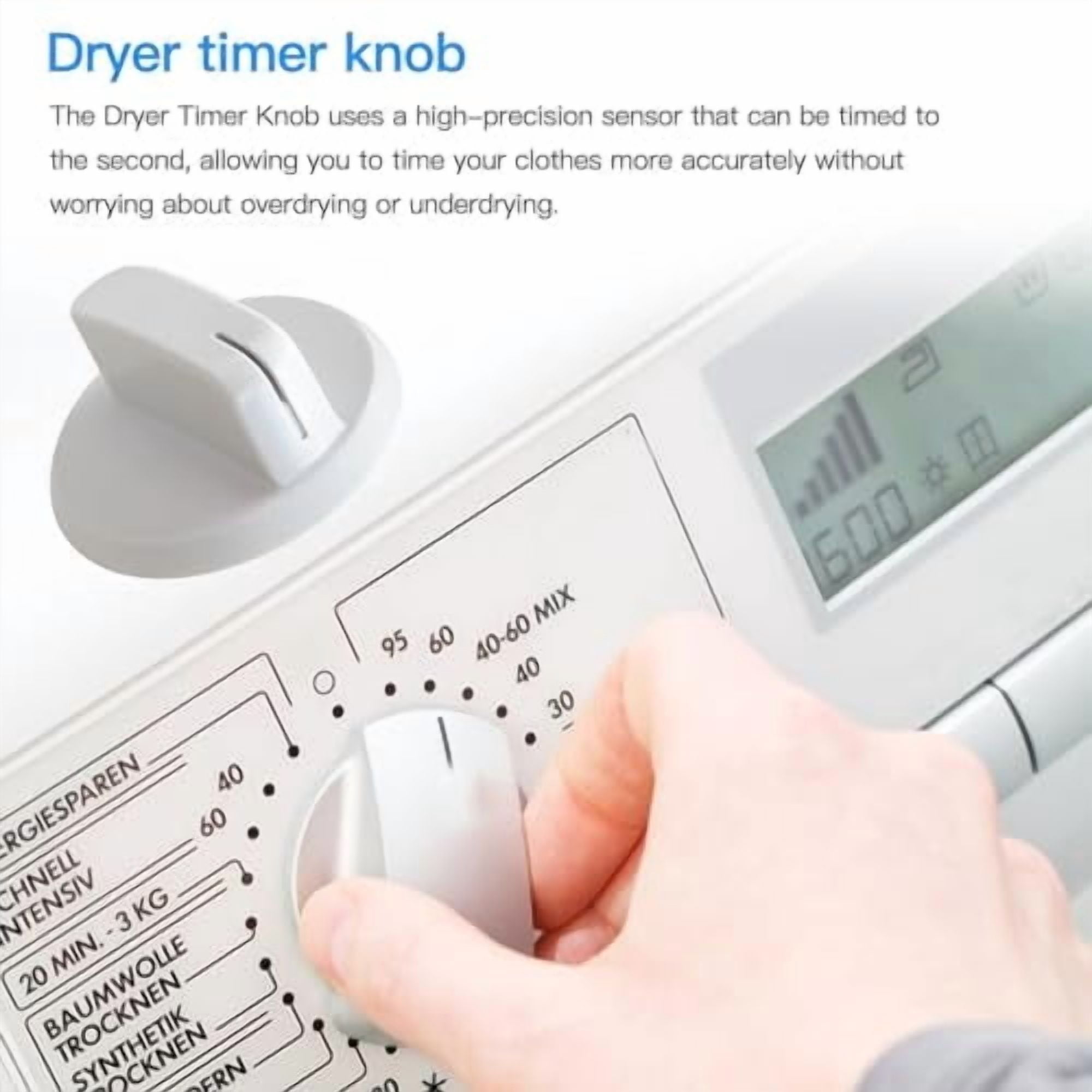 Dryer Control Knob WE03X25285 Replace AP6032623, PS11763058, WE03X25285, 4467014