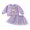 Purple, variant on Toddler Kids Girls Halloween 2PCS Skirt Outfits 12 18 24 Months 2T 3T 4T 5T Long Sleeve Letter Pumpkin/Letter Ghost Embroidery Tops Tulle Skirt Clothing Set