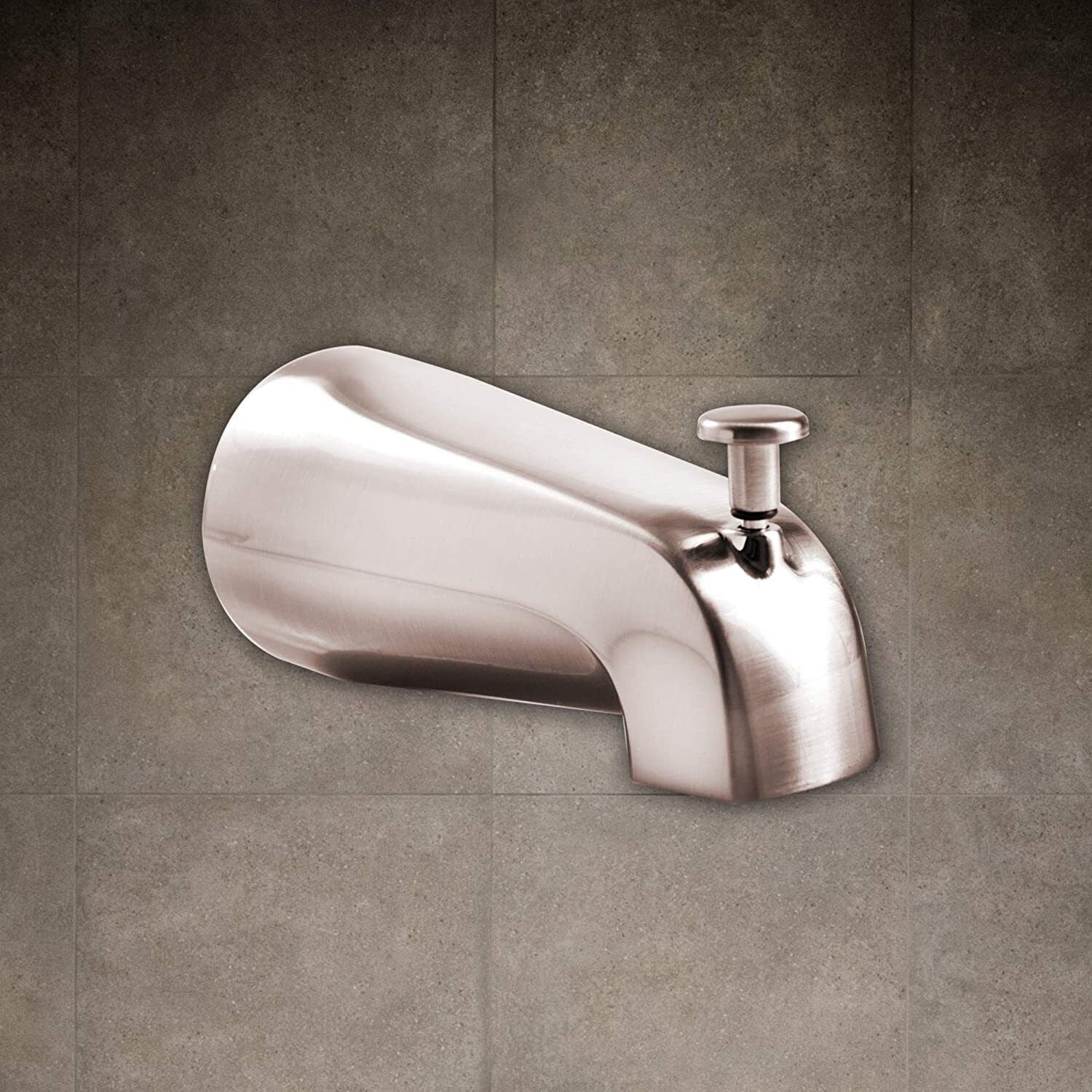 E-land Kids DIV-PLBG-IPS-SN Satin Brass Curved 4 in Tub Faucets