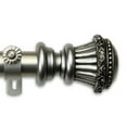 thumbnail image 2 of Royal 1" Curtain Rod 48-84 inch - Satin Nickel, 2 of 2