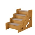 thumbnail image 4 of yotijay Dog Stair Puppy Essentials Non Slip for Cat Dog Pet Stair for Couch Cars Bed 4 Steps, 4 of 9