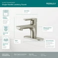 thumbnail image 3 of Peerless P1512lf-M-0.5 Flute 0.5 GPM Single Hole Bathroom Faucet - Nickel, 3 of 5