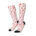 thumbnail image 2 of Balery Pink Hearts1 Fun Novelty Socks Men'S Women'S Crew Socks Funny Crazy Novelty Socks Quirky And Cool Socks, 2 of 9