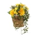 thumbnail image 5 of Corona de flores para puerta de entrada, corona de primavera, estilo granja Amarillo, 5 of 9