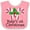 Pink and White, variant on Inktastic Baby's 1st Christmas Candy Canes Boys or Girls Baby Bib