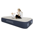 thumbnail image 1 of Colchón inflable SENNOUL Twin con bomba integrada, carga máxima de 550 libras, 1 of 6