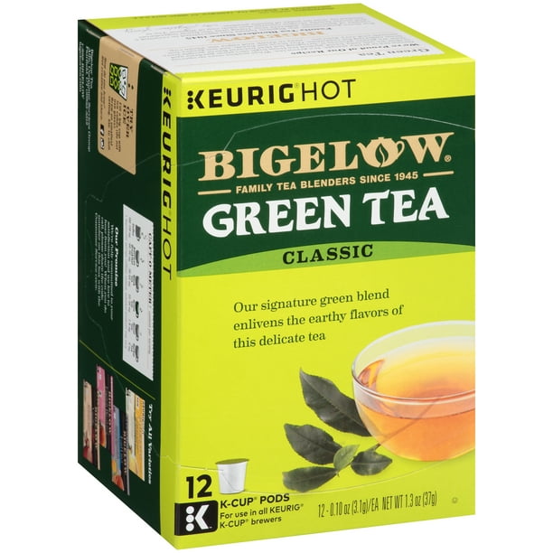 Bigelow Green Tea Keurig K-Cup Tea Pods, 12 Count - Walmart.com