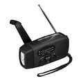 thumbnail image 1 of Linterna LED de radio solar de con para supervivencia Negro, 1 of 2