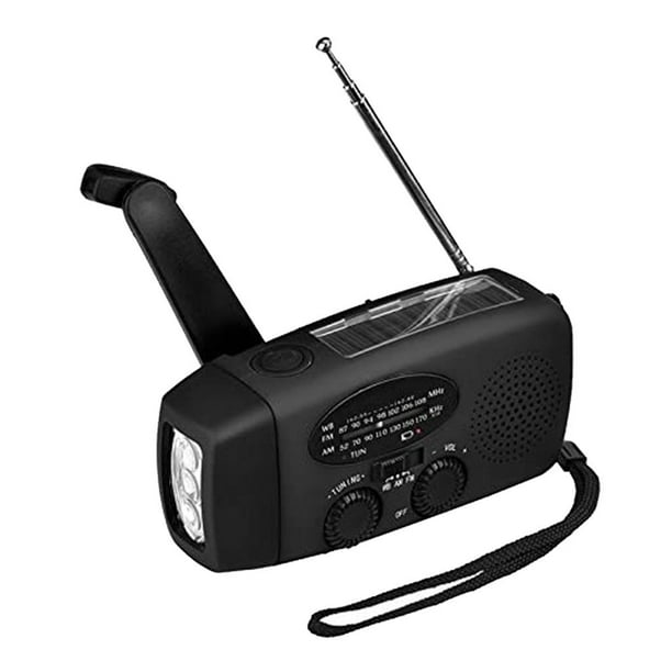 Radio meteorológica solar jinwen con linterna LED