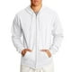 thumbnail image 2 of Hanes mens Full-zip Eco-smart Hoodie Hoody, White, Small US Hanes Hanes, 2 of 2