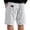 White, variant on Casual Summer Shorts With Pockets Lightweight Stretch Comfort Elastic Waistband For Outdoor Sports And Travel Men’s Everyday Wear
